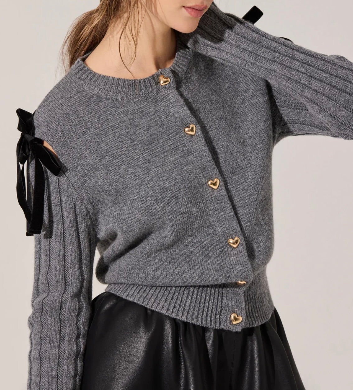 Melvie Bow Detail Cardigan