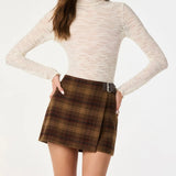 ASTR The Label Kyra Long Sleeve Sheer Mock Neck Top