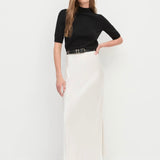 The Josie Long Skirt in Ivory