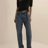Favorite Daughter The Otto High Rise Boyfriend Ankle Jean in Vintage Campbell