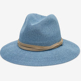Wyeth Sedona Straw Panama Hat in Light Blue