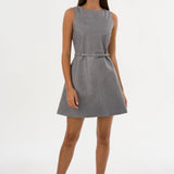 Hilma Leather Shift Dress