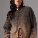 Colorush Brushed Dip Toto Jacket in Cappuccino Dip