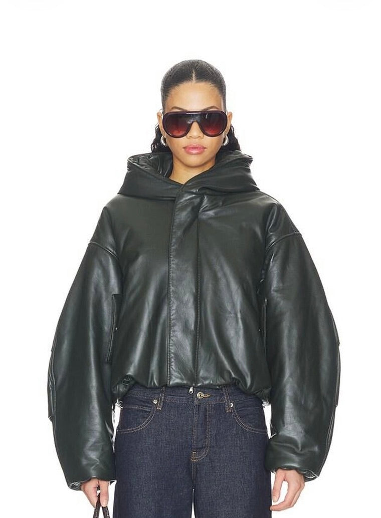 Mother of All Juice Leather Bomber