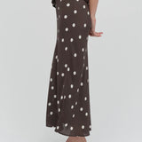 Favorite Daughter The Favorite Skirt in Espresso Polka Dot