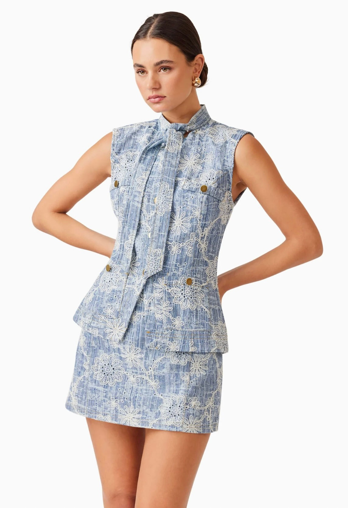 Monica Denim Skirt