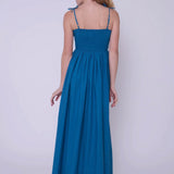 Micah Dress in Blue Sapphire