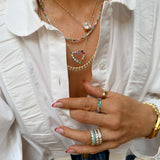 Melinda Maria Baroness Tennis Necklace