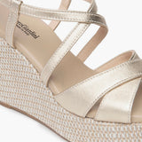 NeroGiardini Strappy Platform Wedge Sandal