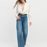 Favorite Daughter Masha Super High Rise Wide Leg in Dillon