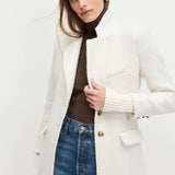 Favorite Daughter The CIty Coat in White Boucle