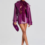 Retrofete Valerie Leather Skirt