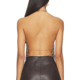 Retrofete Sable Fringe Top