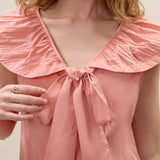 Marietta Crinkle Top in Sorbet