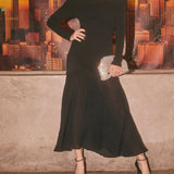 ASTR The Label Lidia Mixed Media Maxi Dress