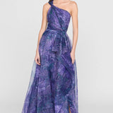 Theia Orania One Shoulder Gown