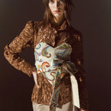 Simona Bonacci Jacquard Bustier in Fantasy