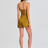 Retrofete Marie Short in Ochre