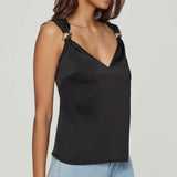 Generation Love Fawn Hammered Blouse
