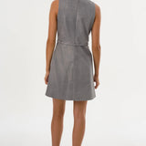 Hilma Leather Shift Dress