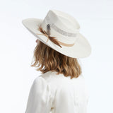Wyeth Avita Toyo Cowboy Hat in Ivory