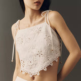 En Saison Analise Lace Crop Top