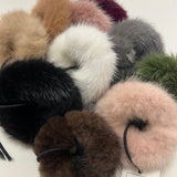 Genuine Mink Scrunchies