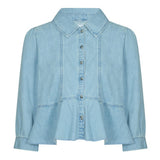 seventy + mochi Tate Blouse in Summer Sky