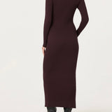ASTR The Label Glenda V-neck Maxi Sweater Dress