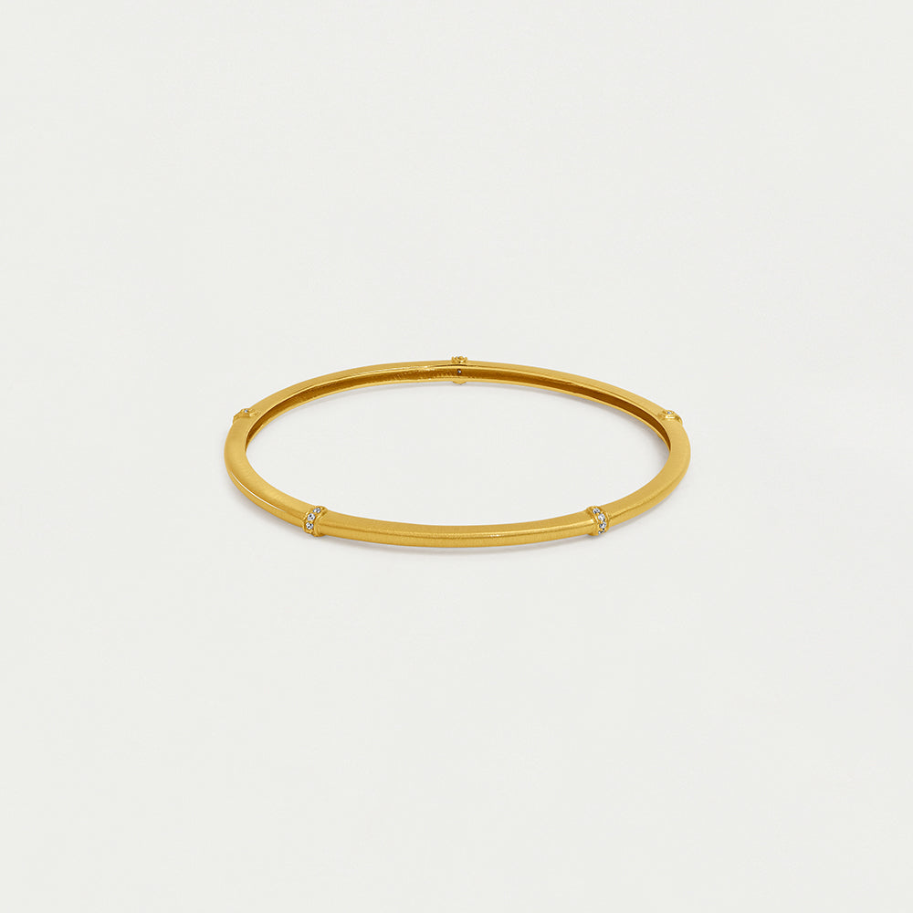 Colette Pave Bangle Bracelet in Gold