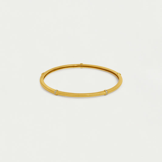 Colette Pave Bangle Bracelet in Gold