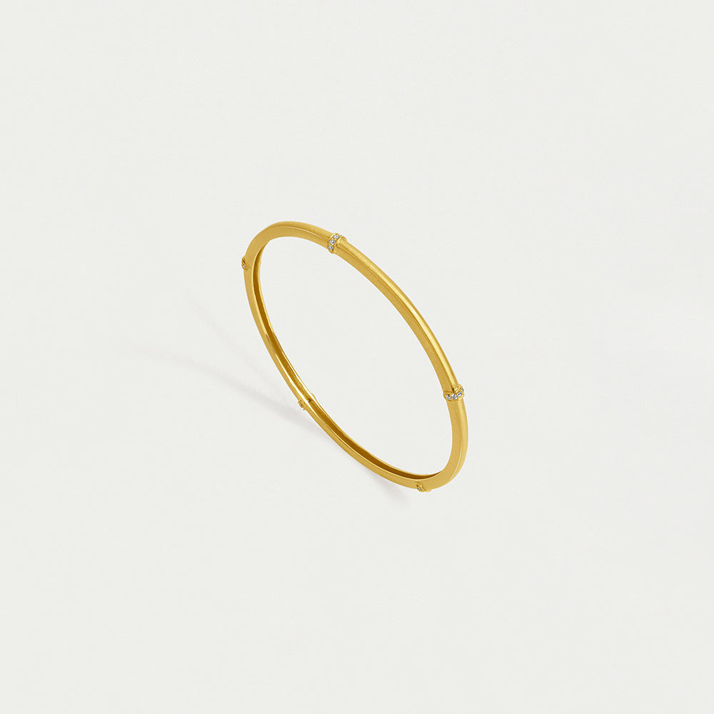 Colette Pave Bangle Bracelet in Gold