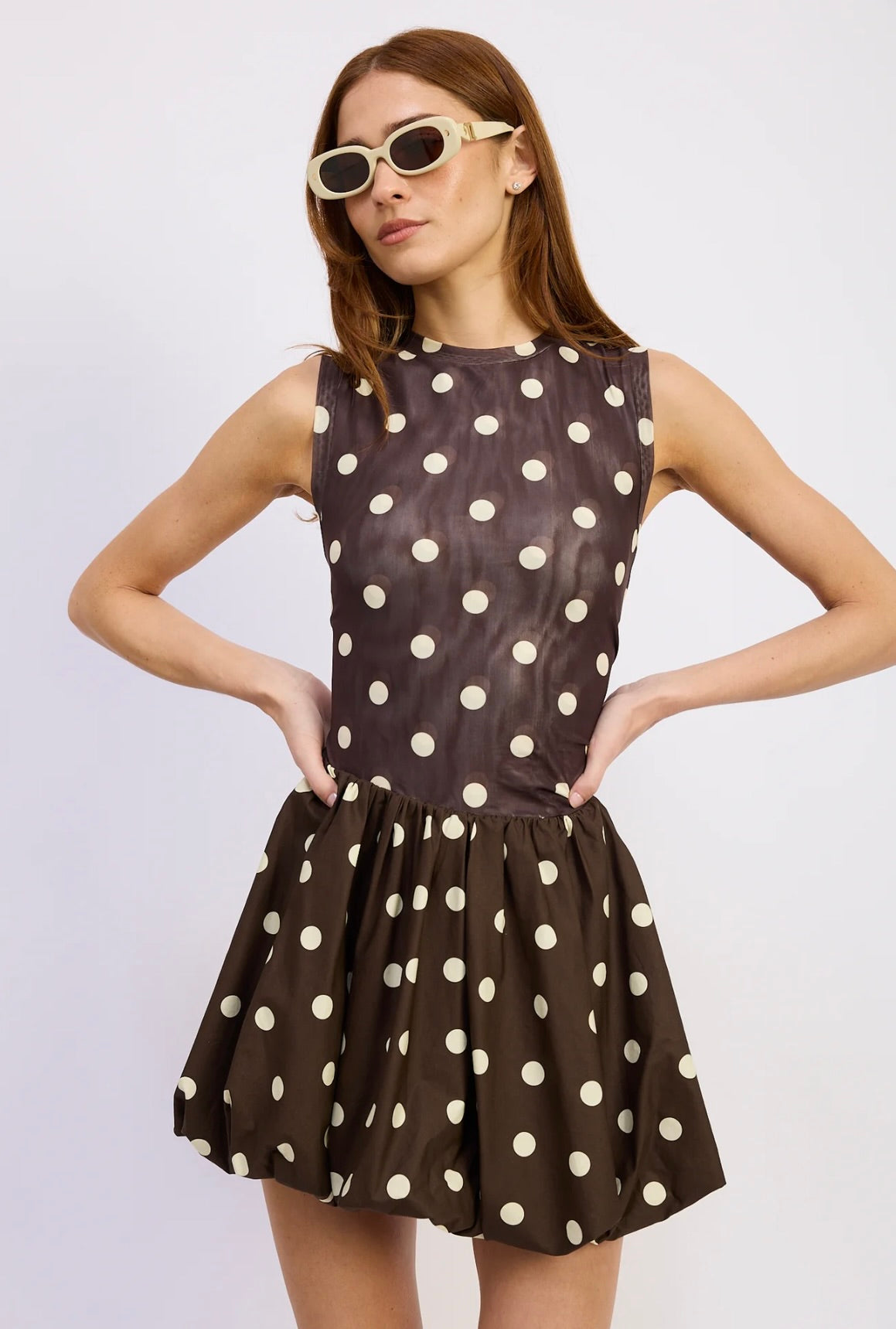 En Saison / En Saison Lainey Mixed Media Mini Dress / Medium