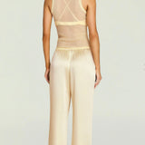 SEROYA Jori Ribbed Knit Tank in Butter