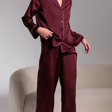 Generation Love Elina Pajama Set in Malbec Pink