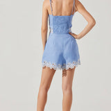 Kiya Linen Embroidered Top