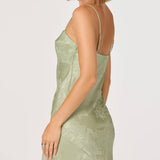 ASTR The Label Tyla Satin Bias-Cut Maxi Dress
