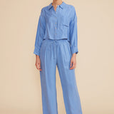 Baker Cargo Crop Top - Periwinkle