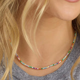Melinda Maria Baroness Tennis Necklace