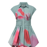 AMUR Virena Bubble Mini Dress