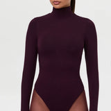 Naked Wardrobe Butter Turtleneck Contour Bodysuit