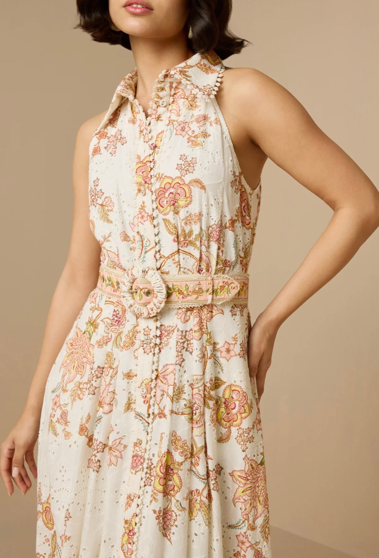 Niti Long Shirt Dress