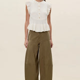 Rhea Knit Sweater in Ivory