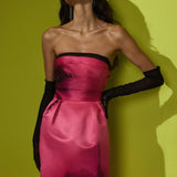 BCBGMAXAZRIA Madison Printed Gown