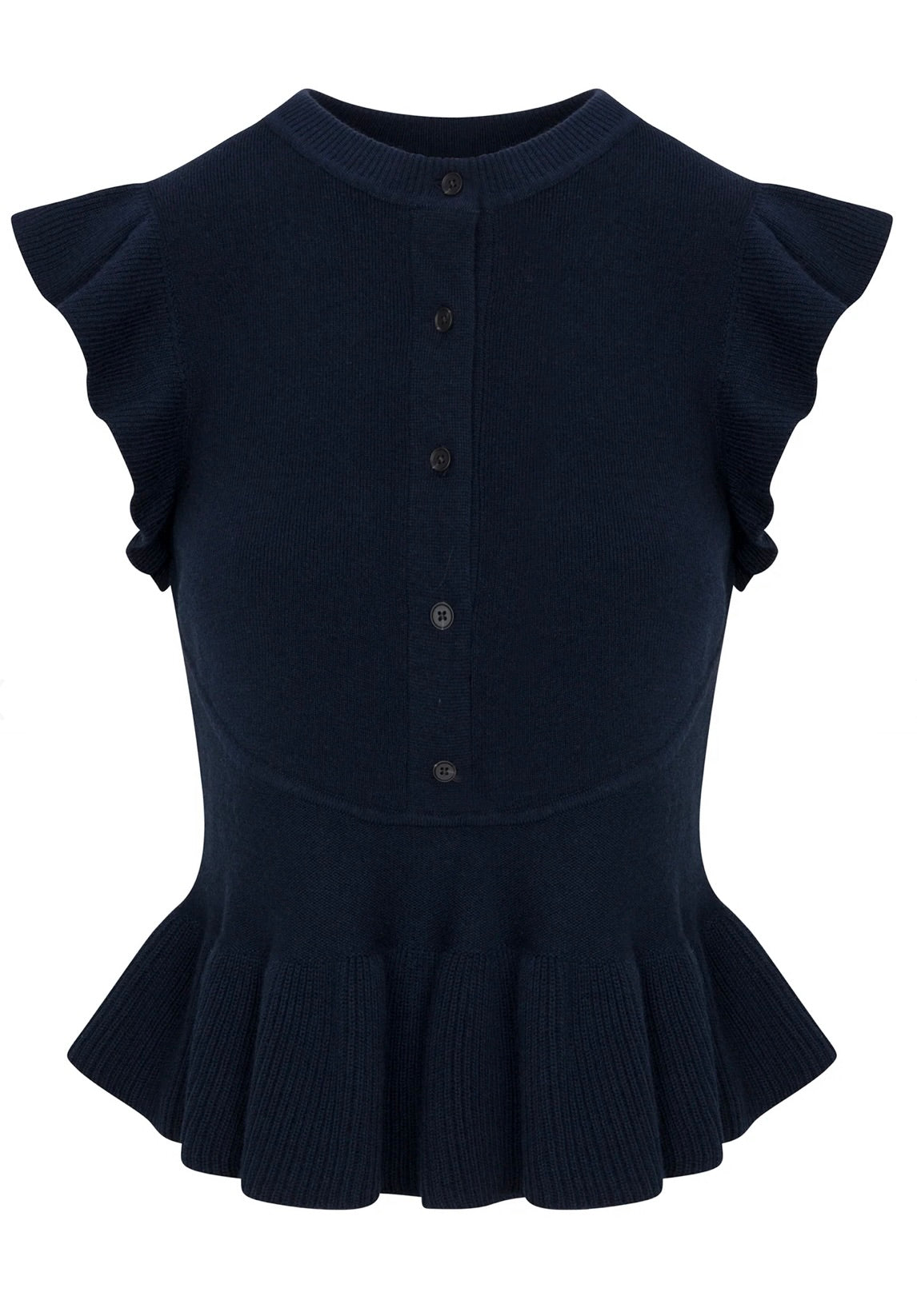 Rhea Knit Sweater in Navy