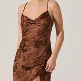 Gaia Burnout Midi Dress