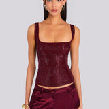 Retrofete Marzia Embellished Top