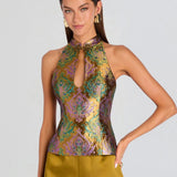 Retrofete Marie Short in Ochre