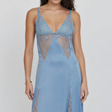 THIRD FORM Inhale Panel Slip Dressi in Tide