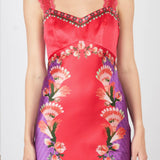 SALONI Mimi Silk Slip Dress